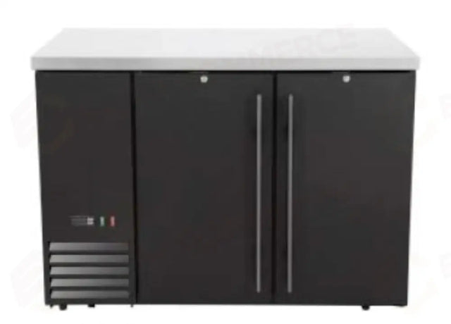 FRIGO BAR POSTERIORE CON COMPRESSORE LATERALE, PORTE SOLIDE, ARKTIC, 6 RIPIANI, 493L, NERO, 230V/185 - 241417