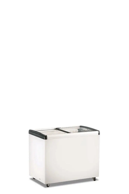 FRIGO | CONGELATORE A POZZO VETRO PIATTO SCORREBOLE - FRC 300 PFF - KLIMAITALIA