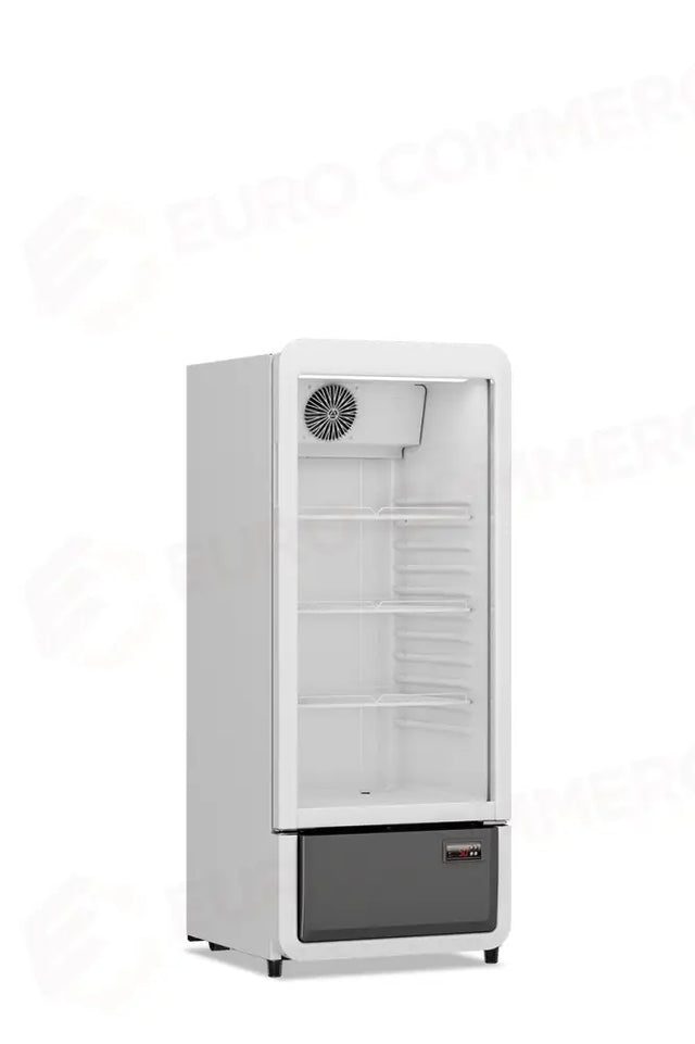 RÉFRIGÉRATEUR VITRINE 1 PORTE, PORTE BATTANTE, PORTE VITRÉE, VENTILÉ - +1 °C / +10 °C - NORA 200 - KLIMAITALIA