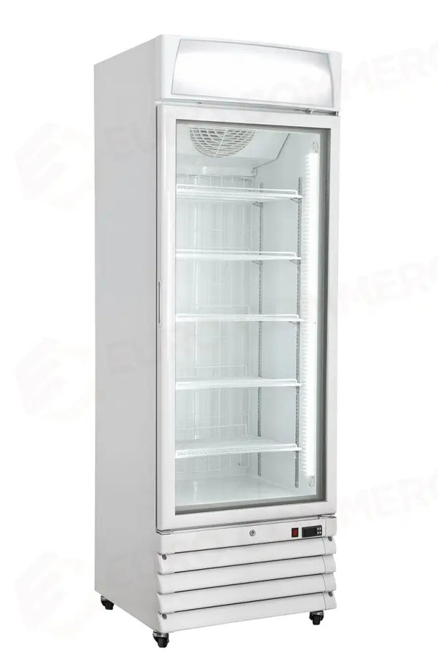 FRIGO VETRINA 1 ANTA, PORTA BATTENTE, PORTA VETRO, VENTILATO - 0 °C / +10 °C - CL 570 VGC - KLIMAITALIA