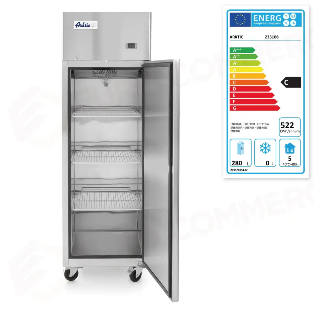 FRIGORIFERO 410 L CON PORTA SINGOLA ARKTIC PROFI LINE 280L 230V/290W 730X600X(H)1950MM - 233108