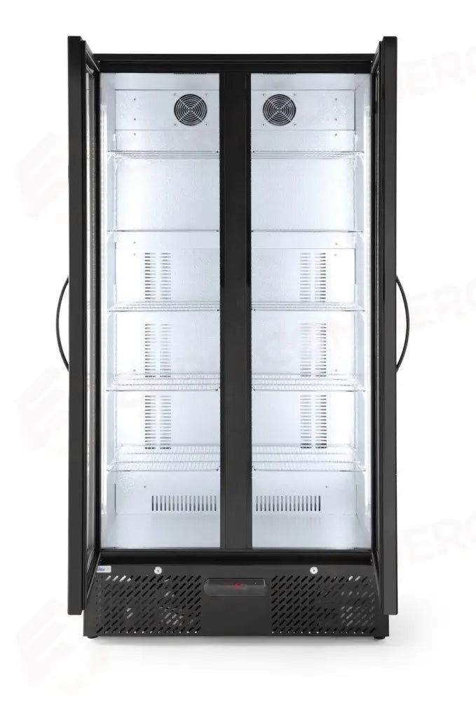 FRIGORIFERO A DOPPIA PORTA PER BAR POSTERIORE ARKTIC 477L NERO 220-240V/365W 900X530X(H)1820MM - HENDI