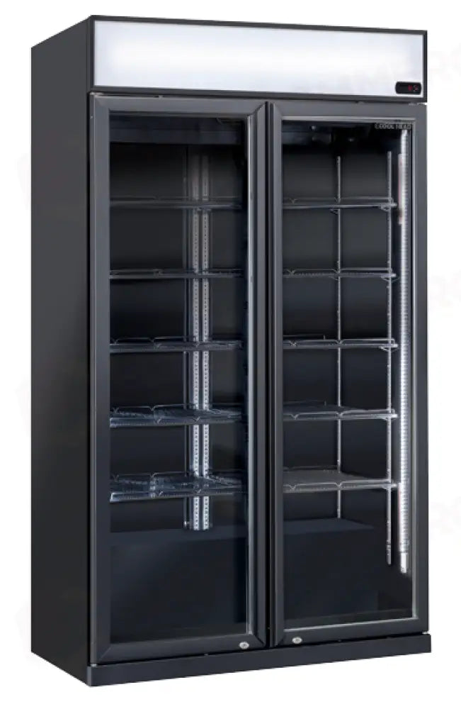 FRIGORIFERO BEVANDE A ESPOSIZIONE TOTALE (1050 LT.) CON OPALINA PUBBLICITARIA M2 -1°C/+7°C - DC 1050CB - COOL HEAD