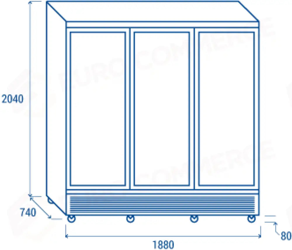 DRINK COOLER VERTICALE 1600 LT. H1 +1°C/+10°C - RCG 1900 - COOL HEAD