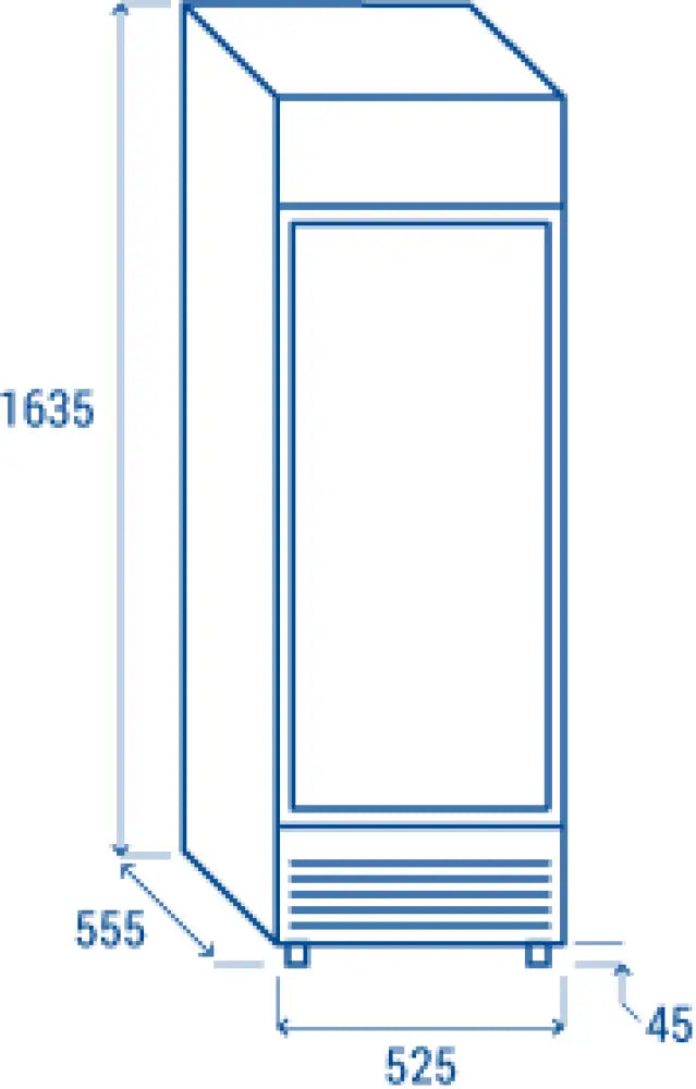 DRINK COOLER VERTICALE 300 LT. K4 +1°C/+9°C - DC 328CB - COOL HEAD