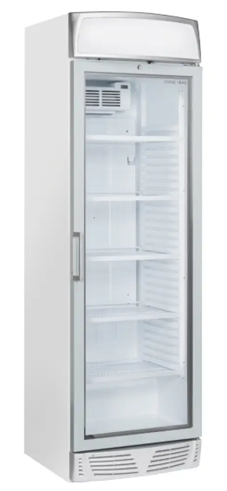 FRIGORIFERO BEVANDE VERTICALE 350 LT. CON OPALINA PUBLICITARIA K1 0°C/+7°C - TKG 390C - COOL HEAD