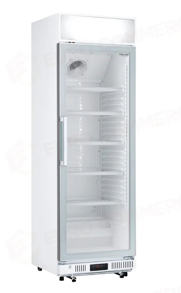 FRIGORIFERO BEVANDE VERTICALE 350 LT. CON OPALINA PUBLICITARIA K4 1°C/+9°C - DC 350CF - COOL HEAD