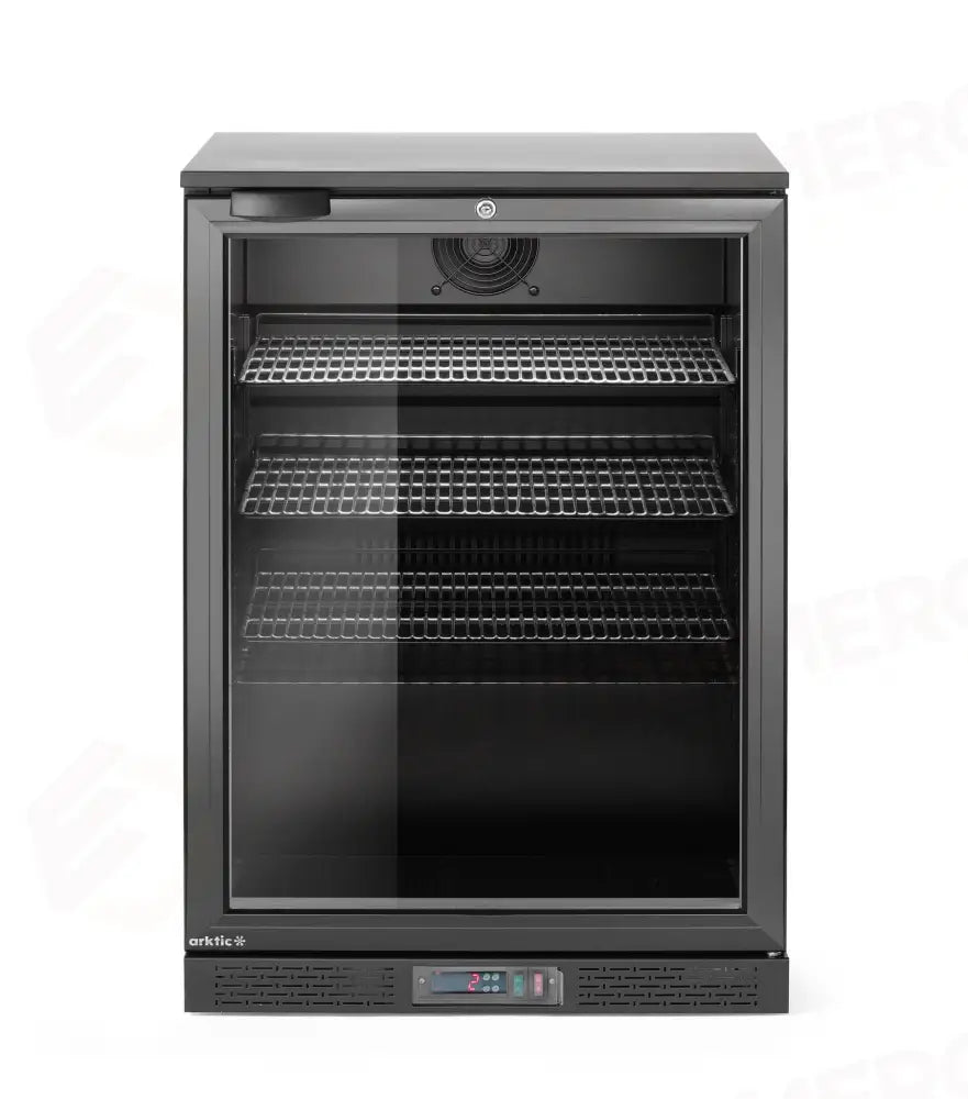 FRIGORIFERO PER BAR POSTERIORE A PORTA SINGOLA ARKTIC 105L NERO 220-240V/120W 600X530X(H)870MM