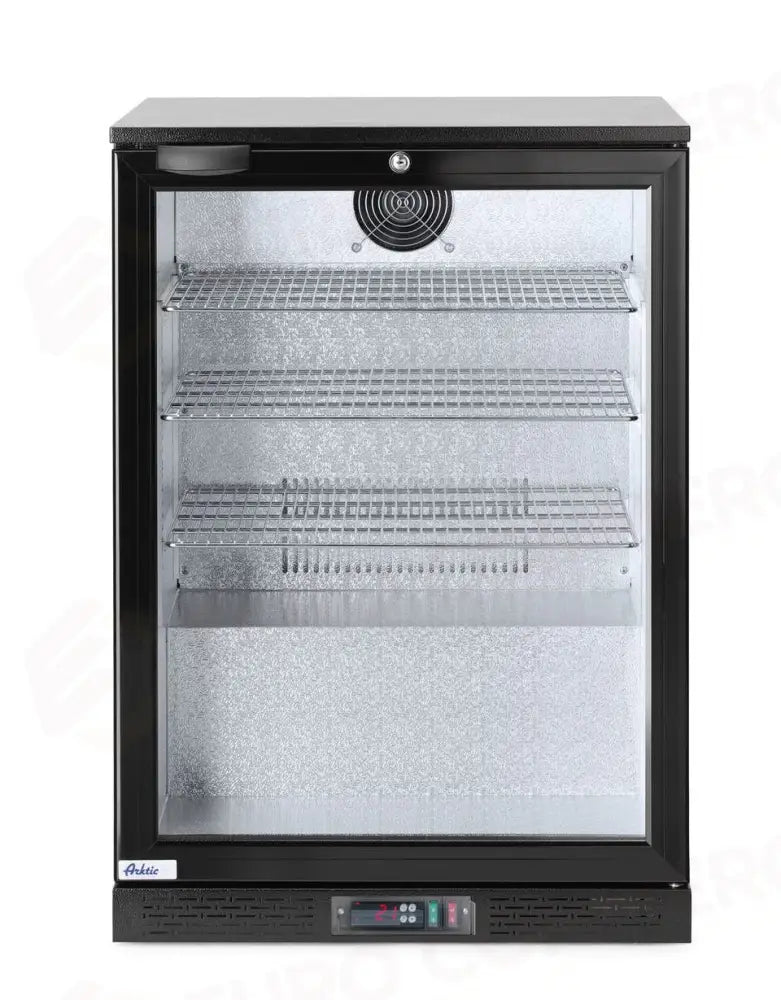 FRIGORIFERO PER BAR POSTERIORE A PORTA SINGOLA ARKTIC 105L NERO 220-240V/120W 600X530X(H)865MM - HENDI