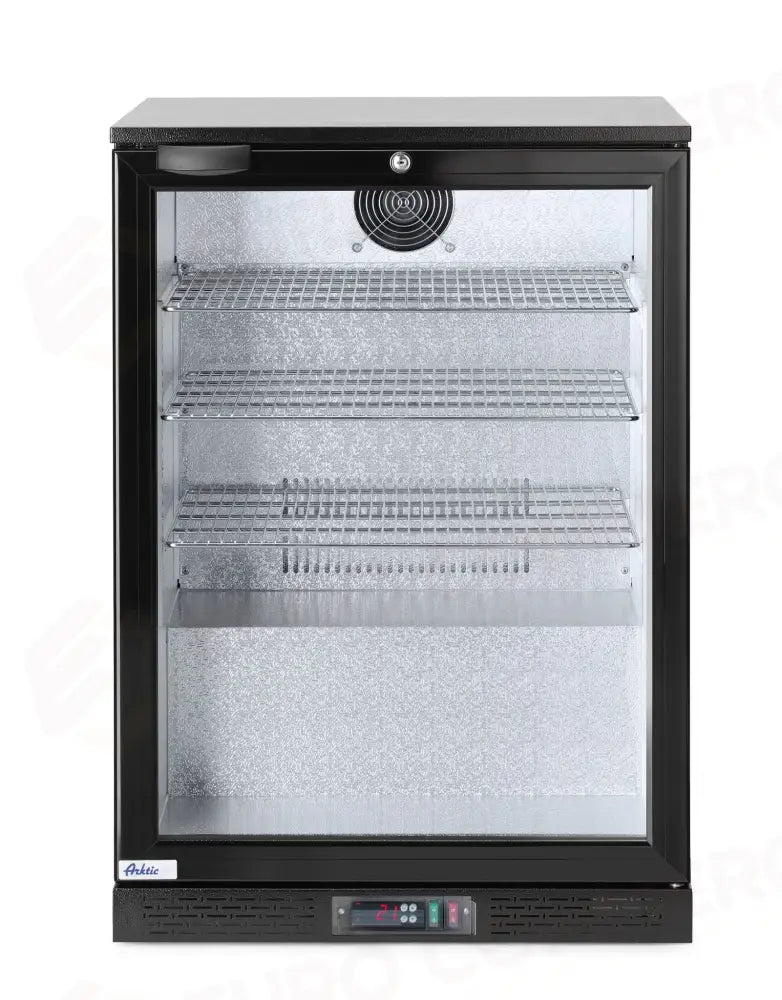 FRIGORIFERO PER BAR POSTERIORE A PORTA SINGOLA ARKTIC 105L NERO 220-240V/120W 600X530X(H)865MM