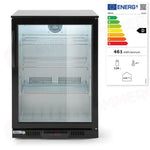 FRIGORIFERO PER BAR POSTERIORE A PORTA SINGOLA ARKTIC 105L NERO 220-240V/120W 600X530X(H)865MM