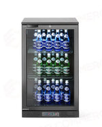 FRIGORIFERO PER BAR POSTERIORE A PORTA SINGOLA ARKTIC 86L NERO 220-240V/120W 500X530X(H)870MM
