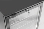 FRIGORIFERO PER BAR POSTERIORE A PORTA SINGOLA ARKTIC 86L NERO 220-240V/120W 500X530X(H)870MM