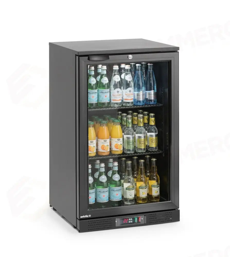 FRIGORIFERO PER BAR POSTERIORE A PORTA SINGOLA ARKTIC 86L NERO 220-240V/120W 500X530X(H)870MM
