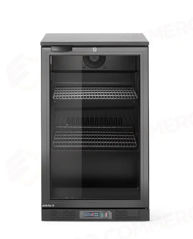 FRIGORIFERO PER BAR POSTERIORE A PORTA SINGOLA, ARKTIC, 86L, NERO, 220-240V/120W, 500X530X(H)870MM - 236871
