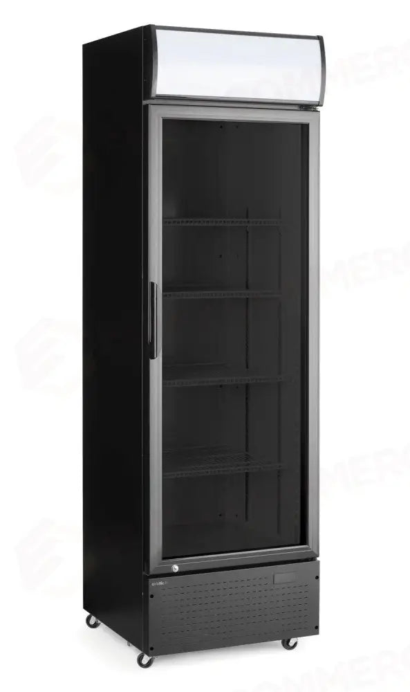 FRIGORIFERO PER BAR POSTERIORE CON PANNELLO RETROILLUMINATO PORTA SINGOLA ARKTIC 254L NERO 220 - HENDI