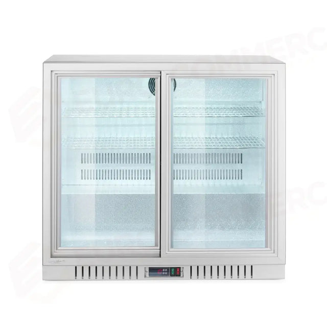 FRIGORIFERO PER BAR POSTERIORE E 2 PORTE SCORREVOLI, ARKTIC, 150L, ARGENTO, 220-240V/160W, 900X520X( - 236918