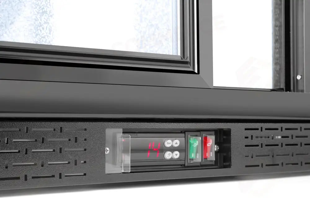 FRIGORIFERO PER BARRA POSTERIORE CON DOPPIE PORTE SCORREVOLI ARKTIC 158L NERO 230V/160W 520X900