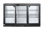 FRIGORIFERO PER BARRA POSTERIORE CON PORTE SCORREVOLI TRIPLE ARKTIC 308L NERO 220-240V/160W 135