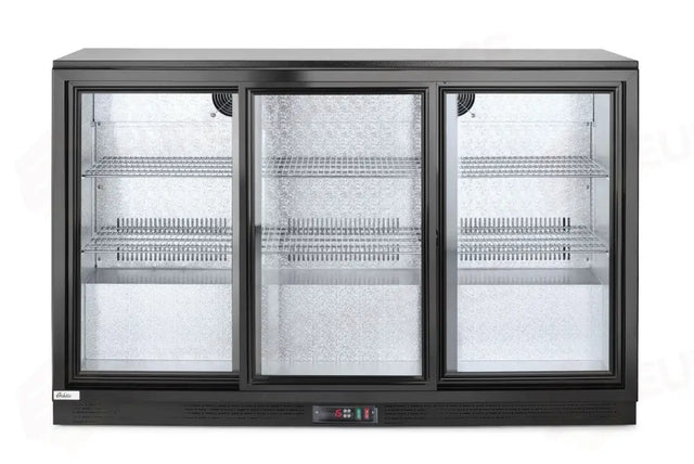 FRIGORIFERO PER BARRA POSTERIORE CON PORTE SCORREVOLI TRIPLE, ARKTIC, 308L, NERO, 220-240V/160W, 135 - 235836