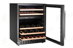 FRIGORIFERO PER VINI 2 ZONE 46 BOTTIGLIE ARKTIC NERO 570X595X(H)820MM - 237106