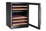FRIGORIFERO PER VINI 2 ZONE 46 BOTTIGLIE ARKTIC NERO 570X595X(H)820MM - 237106