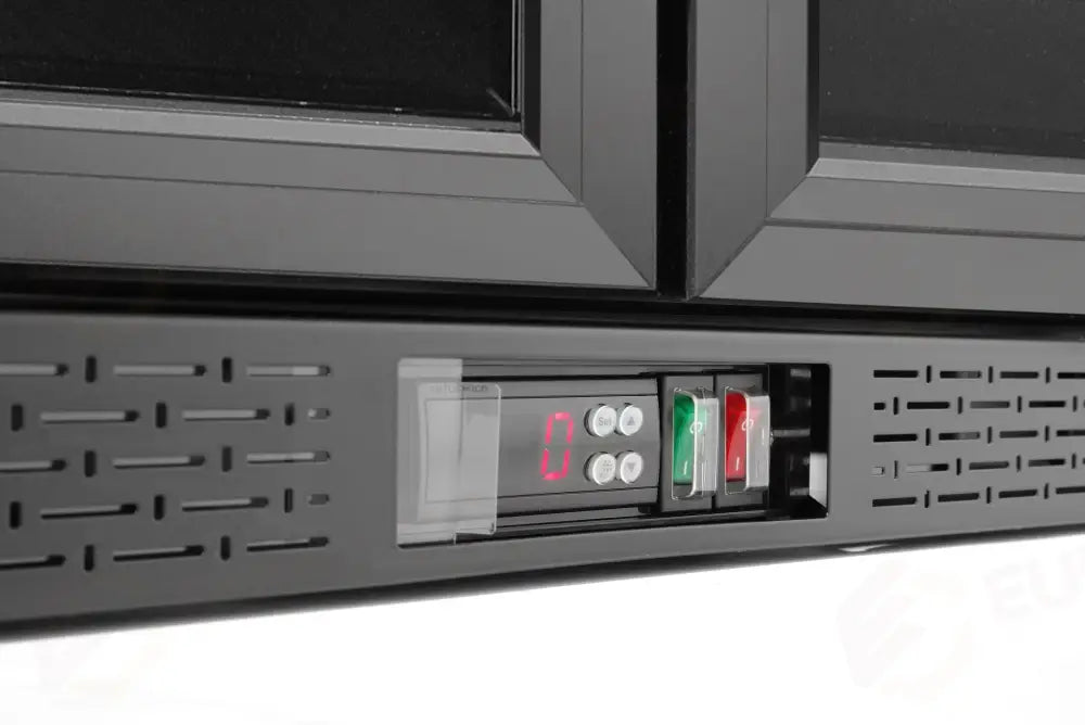 FRIGORIFERO POSTERIORE DA BAR CON DOPPIO SPORTELLO ARKTIC 158L NERO 220-240V/160W 900X530X(H)87