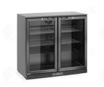 FRIGORIFERO POSTERIORE DA BAR CON DOPPIO SPORTELLO ARKTIC 158L NERO 220-240V/160W 900X530X(H)87