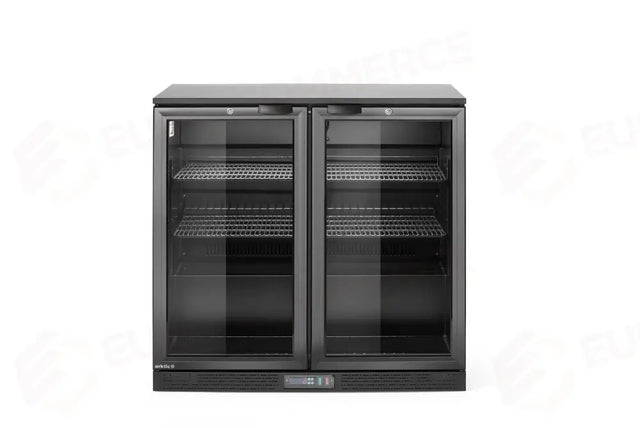 FRIGORIFERO POSTERIORE DA BAR CON DOPPIO SPORTELLO, ARKTIC, 158L, NERO, 220-240V/160W, 900X530X(H)87 - 236895