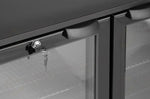 FRIGORIFERO POSTERIORE DA BAR CON DOPPIO SPORTELLO ARKTIC 158L NERO 220-240V/160W 900X530X(H)87