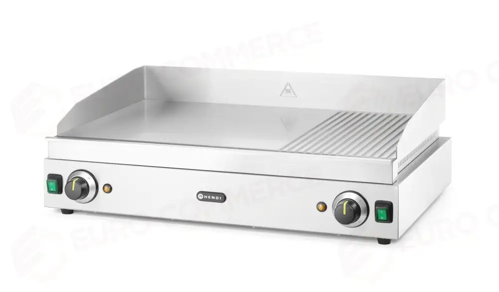 FRY TOP 1/3 RIGATA HENDI PROFI LINE 2/3 LISCIA 230V/3500W 697X474X(H)241MM - 203163