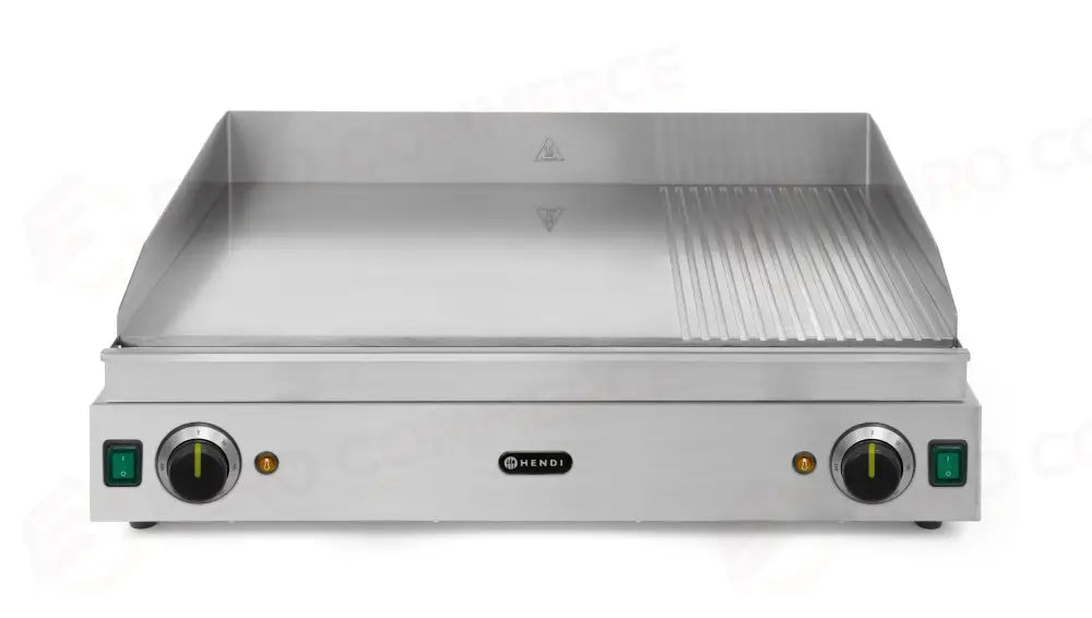FRY TOP 1/3 RIGATA HENDI PROFI LINE 2/3 LISCIA 230V/3500W 697X474X(H)241MM - 203163