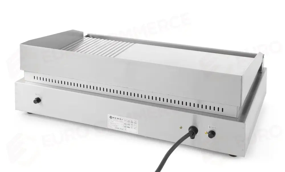 FRY TOP 1/3 RIGATA HENDI PROFI LINE 2/3 LISCIA 230V/3500W 697X474X(H)241MM - 203163