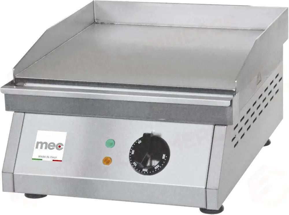 Fry Top Elettrico Mec PE400R- Piatto Doppio Rigato