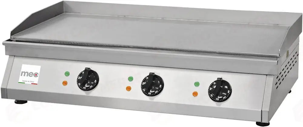 Fry Top Elettrico Mec PE830L- Piatto Doppio Rigato