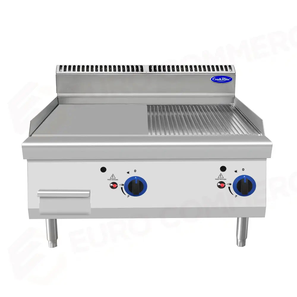 FRY TOP LISCIO-RIGATO DA BANCO SERIE 700 - AT7G8G-C-D - ATOSA