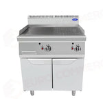 FRY TOP LISCIO/RIGATO DOPPIO SU MOBILE SERIE 900 - AT9G8G-F-D - ATOSA