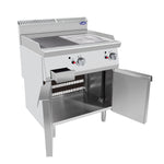 FRY TOP LISCIO/RIGATO DOPPIO SU MOBILE SERIE 900 - AT9G8G-F-D - ATOSA