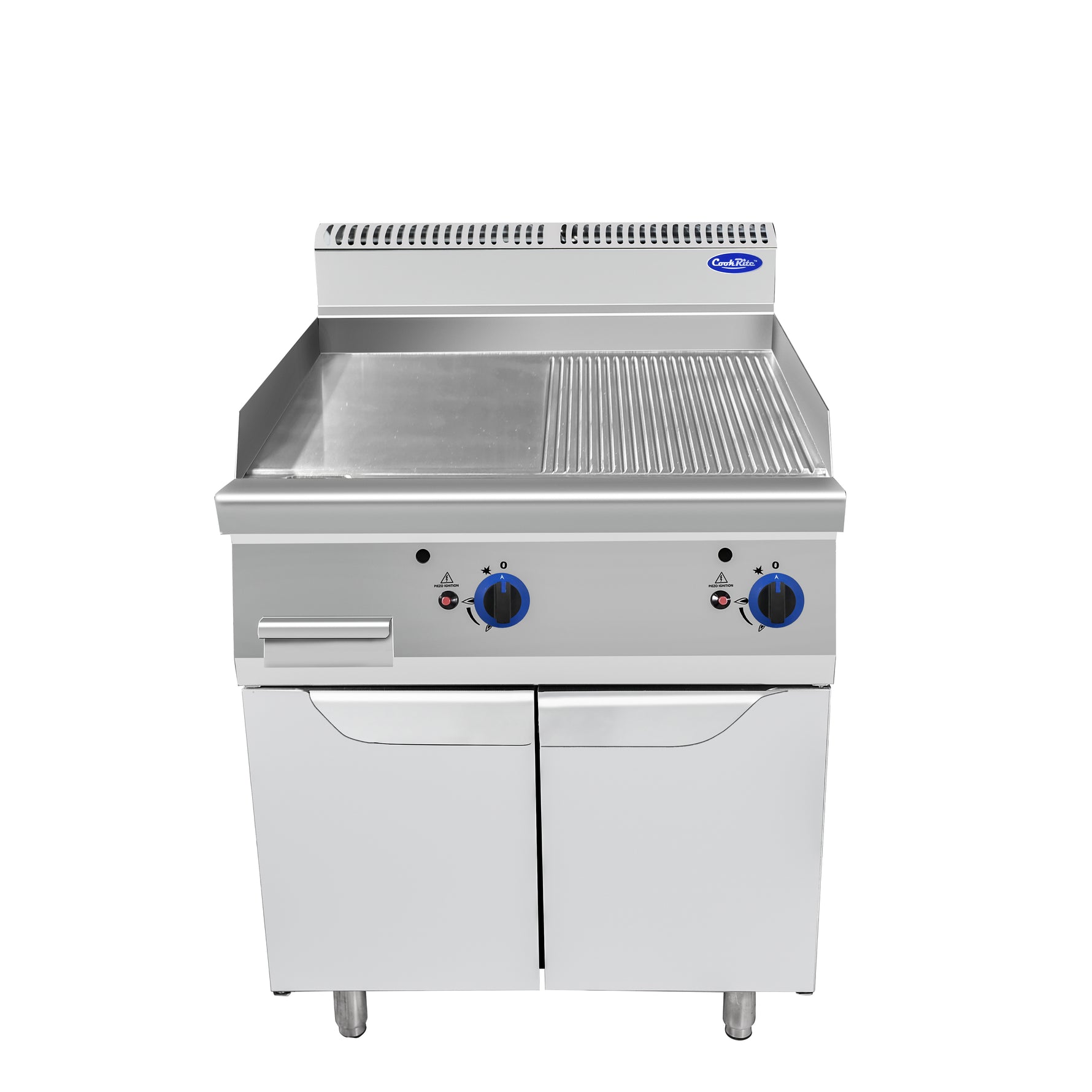 FRY TOP LISCIO/RIGATO DOPPIO SU MOBILE SERIE 900 - AT9G8G-F-D - ATOSA