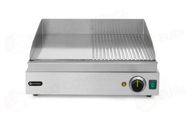 FRY TOP METÀ RIGATA, HENDI, PROFI LINE, 1/2 LISCIA, 1/2 RIGATA, 230V/2400W, 527X404X(H)233MM - 203156