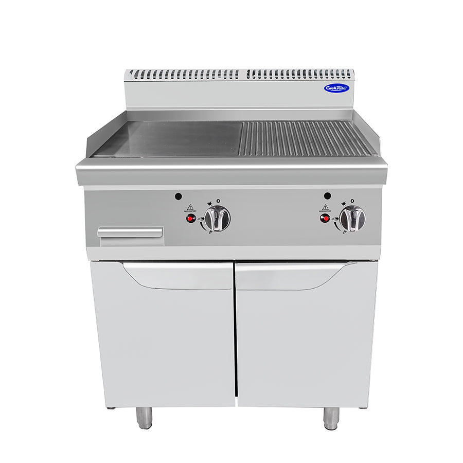 FRY TOP LISCIO/RIGATO DOPPIO SU MOBILE SERIE 900 - AT9G8G-F-D - ATOSA