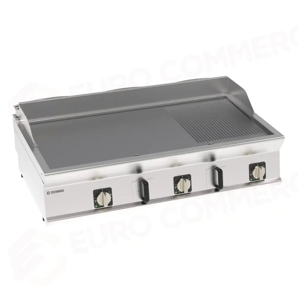 FRYTOP ELE P.1/3 RIG CR B 1200 MY23 - 716205 - TECNOINOX