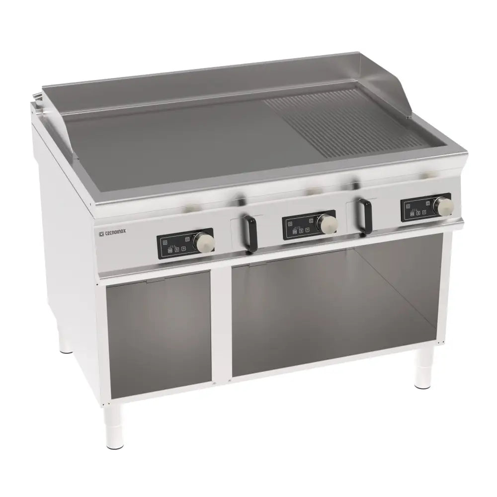 FRYTOP ELE P.1/3 RIGATA 1200 C.E. MY23 - 316289 - TECNOINOX