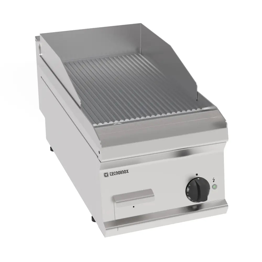 FRYTOP ELE PIASTRA RIGATA CR BIANCO 350 - 616107 - TECNOINOX