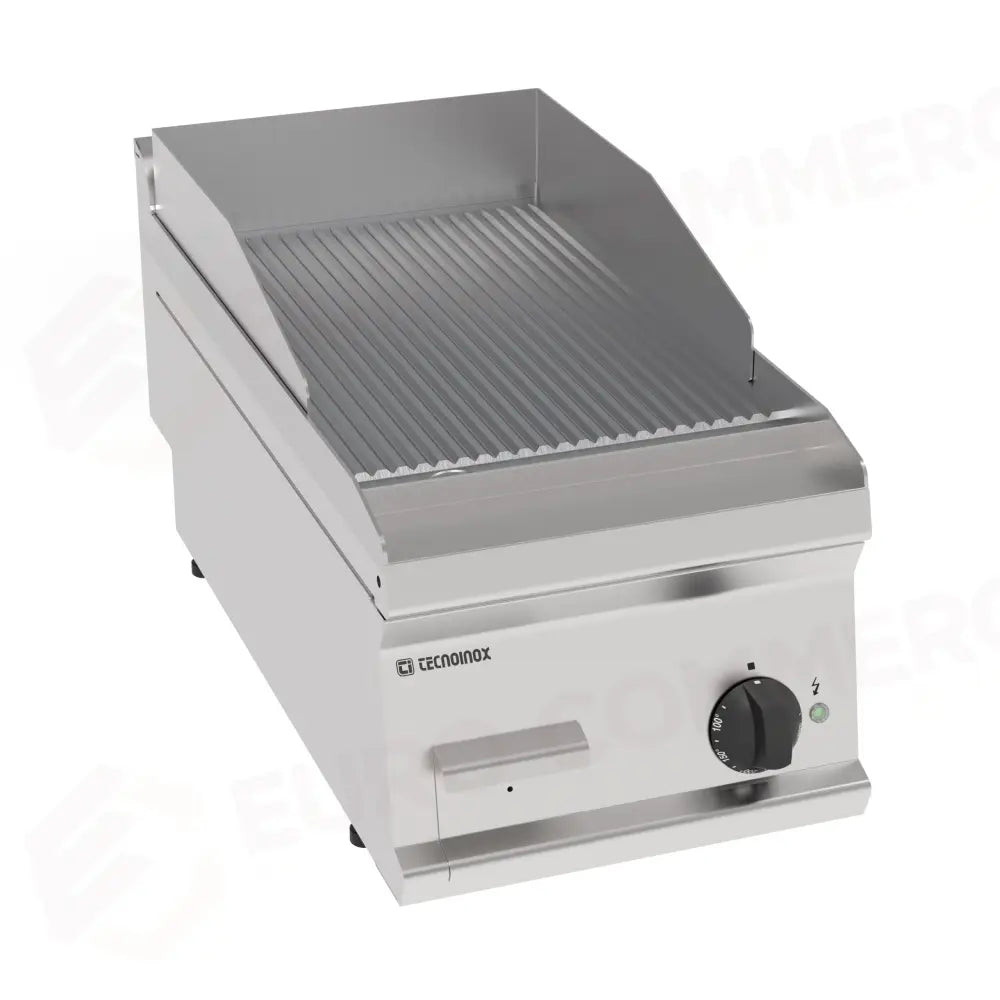 FRYTOP ELE PIASTRA RIGATA CR BIANCO 350 - 616107 - TECNOINOX