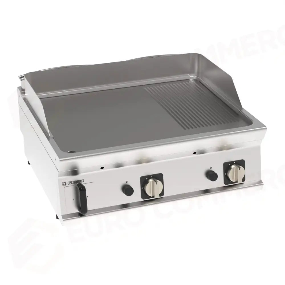 FRYTOP GAS P.1/3 RIGATA 800 RUB. MY23 - 713174 - TECNOINOX