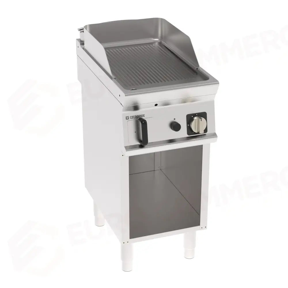 FRYTOP GAS P.RIGATA 400 RUB. MY23 - 713178 - TECNOINOX