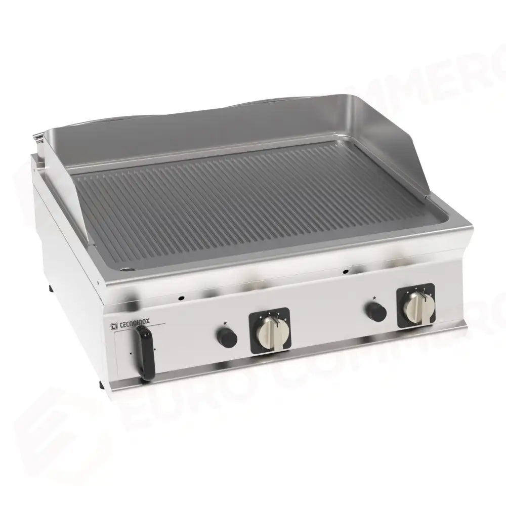 FRYTOP GAS P.RIGATA CR B 800 MY23 - 713188 - TECNOINOX