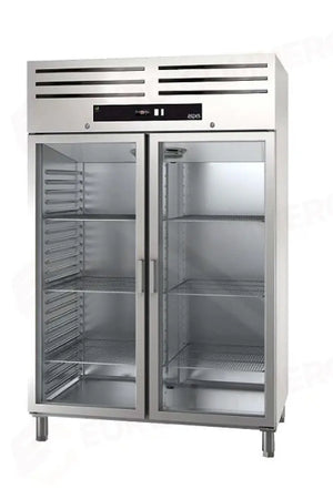 GAVP 1602 – ARMADIO FRIGORIFERO POSITIVO GN 2/1 (1400 LT.) 2 PORTE VETRO - ASPES PROFESSIONAL - ARMADI