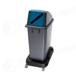 GETTACARTE CON COPERCHIO APERTURA FRONTALE BLU - OFFICE 60 - 114215 - ATTREZZATURA